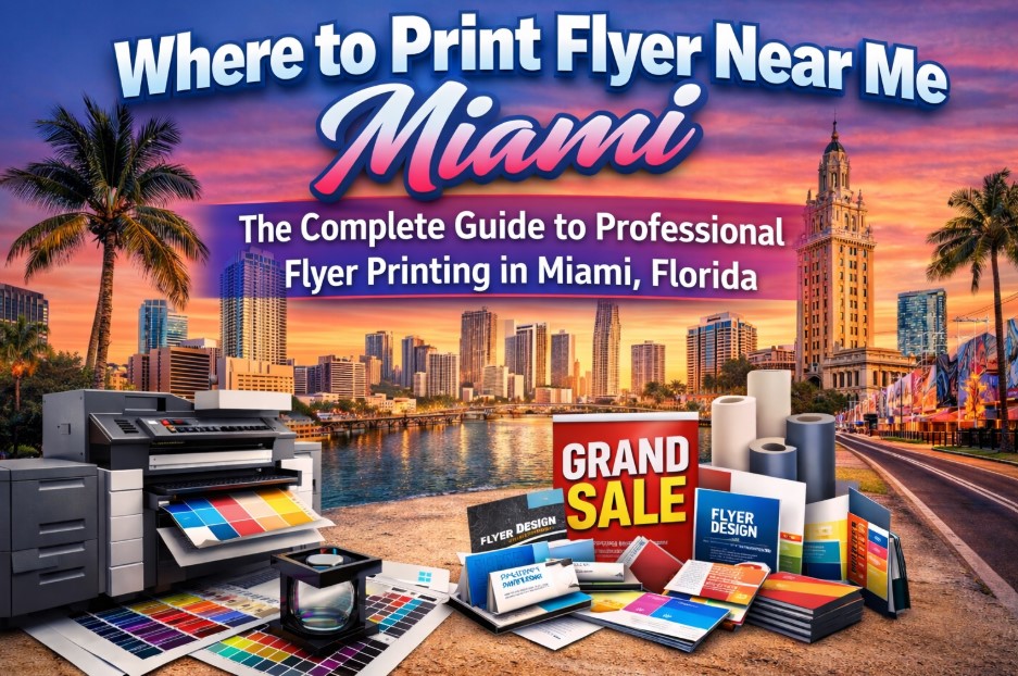 Where to Print Flyer Near Me Miami | Fast Flyer Printing